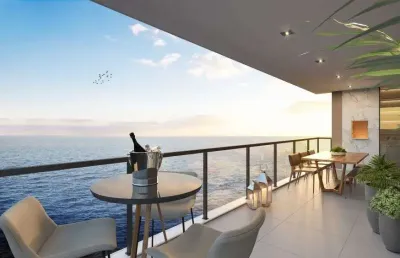 Frente mar - parcelamento direto com proprietário com 3 suítes e 2 vagas