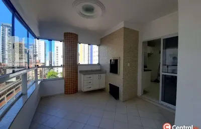 Aluguel anual em bc: apto 2 suítes, churrasqueira e 2 vagas