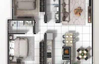 Apartamento com 2 dormitórios sendo 1 suíte à venda, 65 m² por r$ 698.000 - tabu