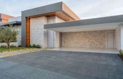 Casa em condomínio fechado com 4 quartos à venda no fag, cascavel , 292 m2 por r$ 3.590.000