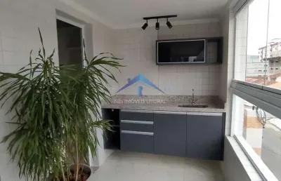 Apartamento com 2 dorms, vila caiçara, praia grande - r$ 434 mil, cod: 4001