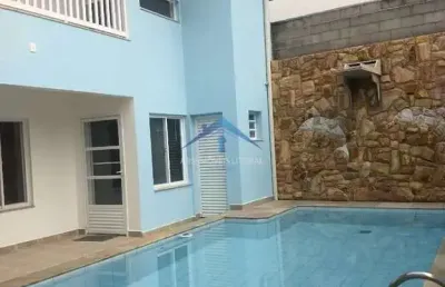 Sobrado com 4 dorms, piscina  flórida em praia grande