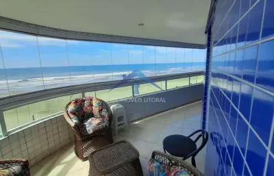 Apto pé na areia 3 dorms, maracanã, p.g - r$ 649 mi, cod: 4143