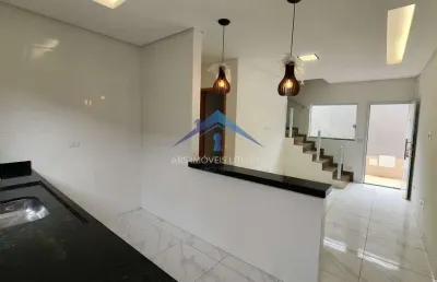 Sobrado de condomínio com 2 dorms, ocian, praia grande - r$ 335 mil, cod: 4724