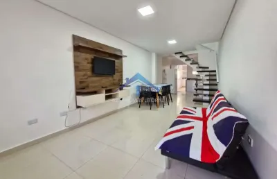 Casa com 2 quartos, solemar, praia grande - r$ 350 mil, cod: 5257