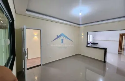 Casa nova à venda 2 quartos, maracanã, praia grande - sp