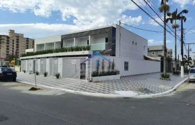 Casa de condomínio com 2 dorms, vila caiçara, praia grande - r$ 390 mil, cod: 3667
