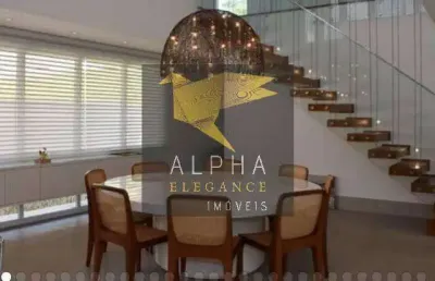 Linda casa mobiliada locação ou venda no condomínio ithaye em alphaville