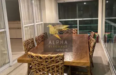 Lindo apartamento de 202m  mobiliado no condomínio eredita em alphaville