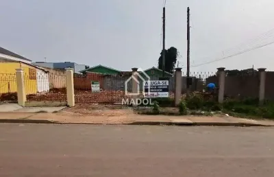 Terreno para alugar, 350 m² por r$ 1.300,00/mês - boa vista - ponta grossa/pr