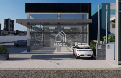 Sala para alugar, 160 m² por r$ 15.200/mês - oficinas - ponta grossa/pr