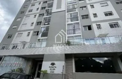 Apartamento garden em condomínio à venda em centro, ponta grossa - pr