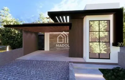 Casa em condomínio à venda em contorno, ponta grossa - pr