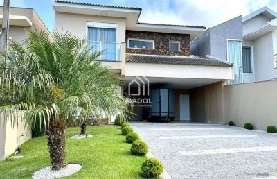 Sobrado alto padrão em condomínio fechado com 240m² para venda!