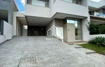 Sobrado em condomínio à venda em colônia dona luiza, ponta grossa - pr