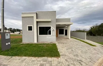 Casa em condomínio à venda em contorno, ponta grossa - pr