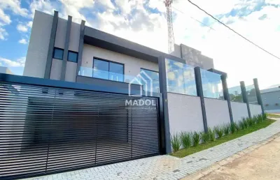 Casa com 3 quartos à venda na rua arnaldo josé de moraes, 557, cará-cará, ponta grossa, 136 m2 por r$ 699.000