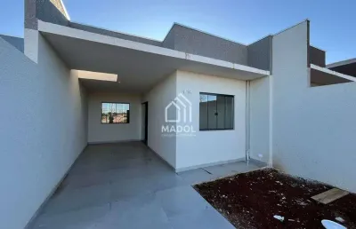 Casa 3 quartos, sendo uma suite, sala, cozinha, laje, aprox. 80 m2 construídos