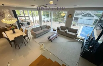 Imperdível oportunidade: casa de luxo com 4 suítes e 448m² no bairro joão paulo em florianópolis-sc!
