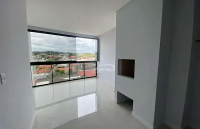 Apartamento novo e moderno com vista privilegiada no bairro santa terezinha em gaspar!