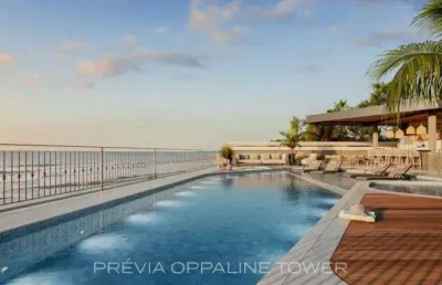 Apartamentos no res. oppaline tower, 4 dormitórios sendo 2 suíte - frente mar em navegantes sc (cód 18333)