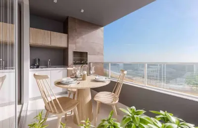 Apartamento vista mar, revenda, 02 suítes, área de lazer completa, tabuleiro, barra velha sc