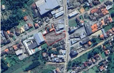 Terreno para fins comercias e residencias plano todo regularizado com área útil de 3.186,27 m² – timbó/sc.