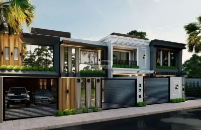 Casa triplex de alto padrão - estilo arrojado e conceitual no bairro ponta aguda