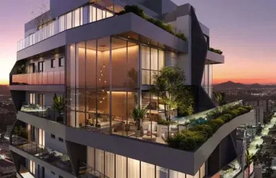 Empreendimento bossa, cobertura alto padrão, com 4 suítes e diversas áreas de lazer, no centro de balneário piçarras sc (cód 19430)