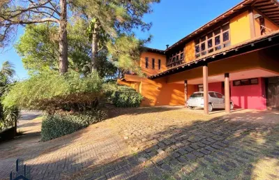 São fernando golf club - casa alto padrão para locação em cotia/sp no são fernando golf club 500m²