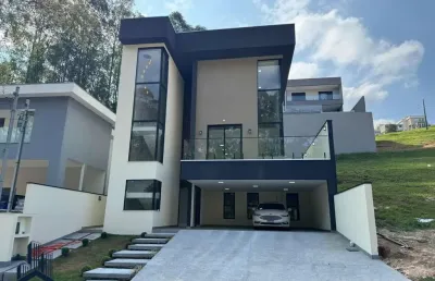 Condomínio morada da serra - casa alto padrão à venda em itapevi/sp no jardim rosemary, no condomínio morada da serra com 382m²