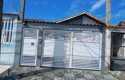 Casa à venda em mongagua/sp no bairro agenor campos, com terreno de 142,50m²a 400 metros da praia