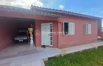Casa com 2 quartos à venda na rua jaime caetano braum, 205, jardim dos lagos, guaíba por r$ 530.000
