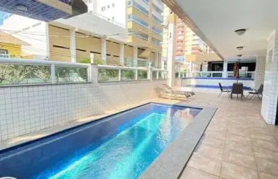 Apartamento com 2 dorms, guilhermina, praia grande - r$ 650 mil, cod: 3107