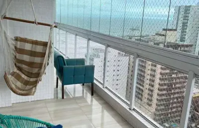 Apartamento com 2 quartos, caiçara, praia grande, cod: 3208