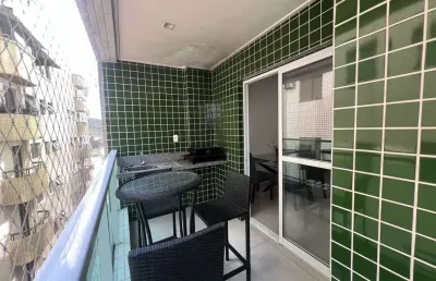Apto 2 suítes, canto do forte no litoral sp r$ 480 mil cod 3412