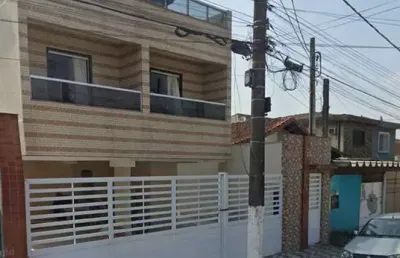 Casa de condomínio com 3 quartos, glória, praia grande - r$ 500 mil, cod: 3433