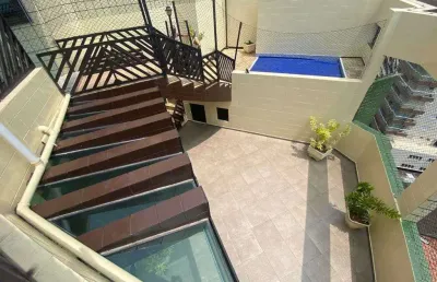 Cobertura com 5 quartos, tupi, praia grande - r$ 1.19 mi, cod: 3559