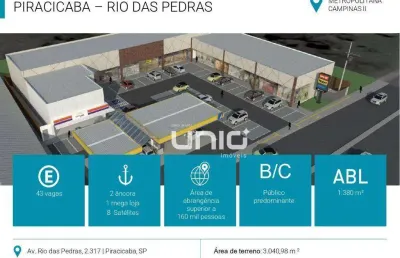 Loja para alugar, 239 m² por r$ 9.829,34/mês - piracicamirim - piracicaba/sp