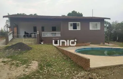 Chácara com 3 dormitórios à venda, 7090 m² por r$ 600.000,00 - tabela - charqueada/sp