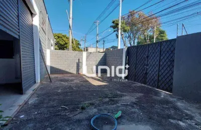 Barracão para alugar, 220 m² por r$ 3.462,50/mês - jardim brasil - piracicaba/sp