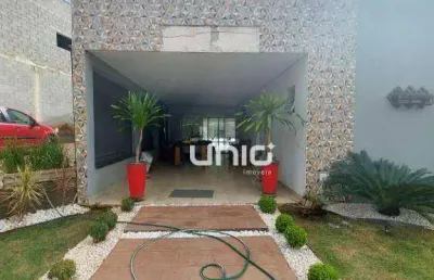 Casa com 3 dormitórios para alugar, 300 m² por r$ 7.000,00/mês - gleba califórnia - piracicaba/sp