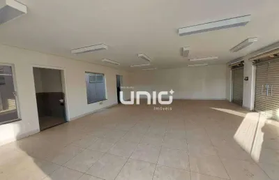 Salão para alugar, 88 m² por r$ 1.683,55/mês - jardim castor - piracicaba/sp
