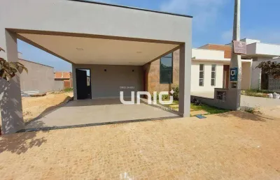 Casa com 3 dormitórios à venda, 135 m² por r$ 850.000,00 - condomínio residencial agapé - piracicaba/sp