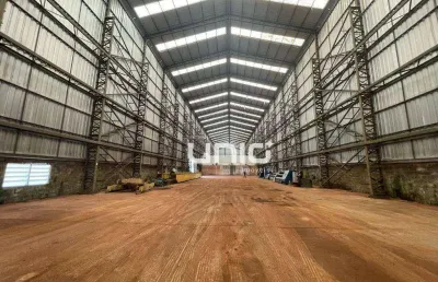 Galpão para alugar, 1800 m² por r$ 30.000,00/mês - conceição - piracicaba/sp
