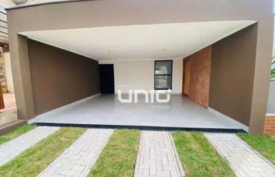 Casa com 3 dormitórios à venda, 152 m² por r$ 850.000,00 - reserva paineiras - piracicaba/sp