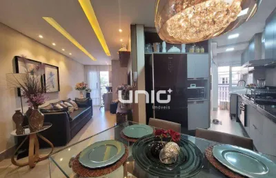 Apartamento com 2 dormitórios à venda, 67 m² por r$ 520.000,00 - paulicéia - piracicaba/sp