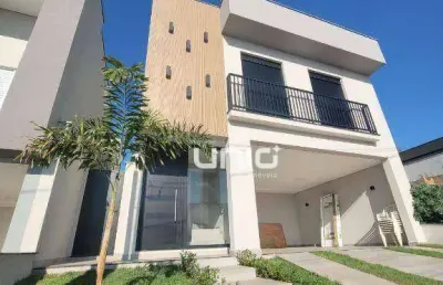 Casa a venda no condomínio soleil - piracicaba-sp com 3 dormitórios sendo 2 suítes - 250m² de terreno