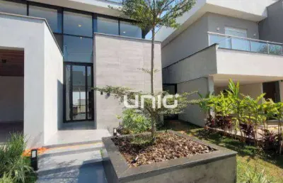 Sobrado a venda cond. villa bela vista - piracicaba/sp  com 3 suítes  com 230m² de área construída