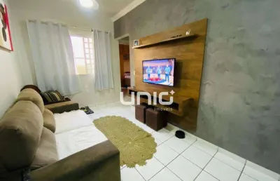 Apartamento com 2 dormitórios à venda, 54 m² por r$ 140.000,00 - santa terezinha - piracicaba/sp